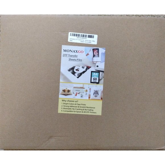 NEW! 60 Sheets A4 Sized DFT Transfer Sheets Film Monaxgo - Picture 3 of 3